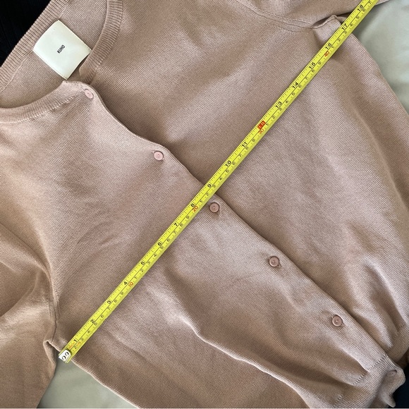 Kuho dusty pink cardigan with flared sleeve detail - Picture 3 of 4